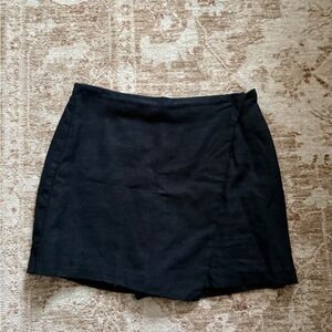 Abercrombie & Fitch Black Mini Skort